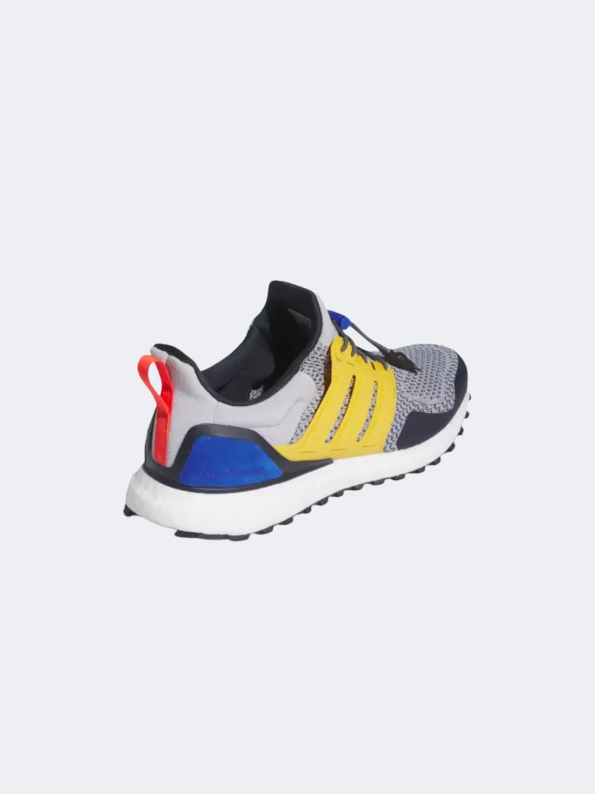 Adidas Ultraboost 1.0 Men Sportswear Shoes Silver/Yellow/Blue