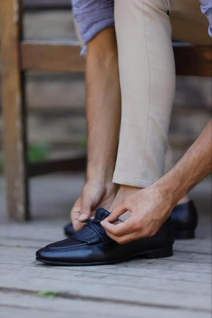 Black Detail Loafer