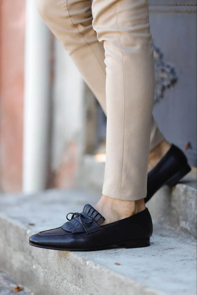 Black Detail Loafer