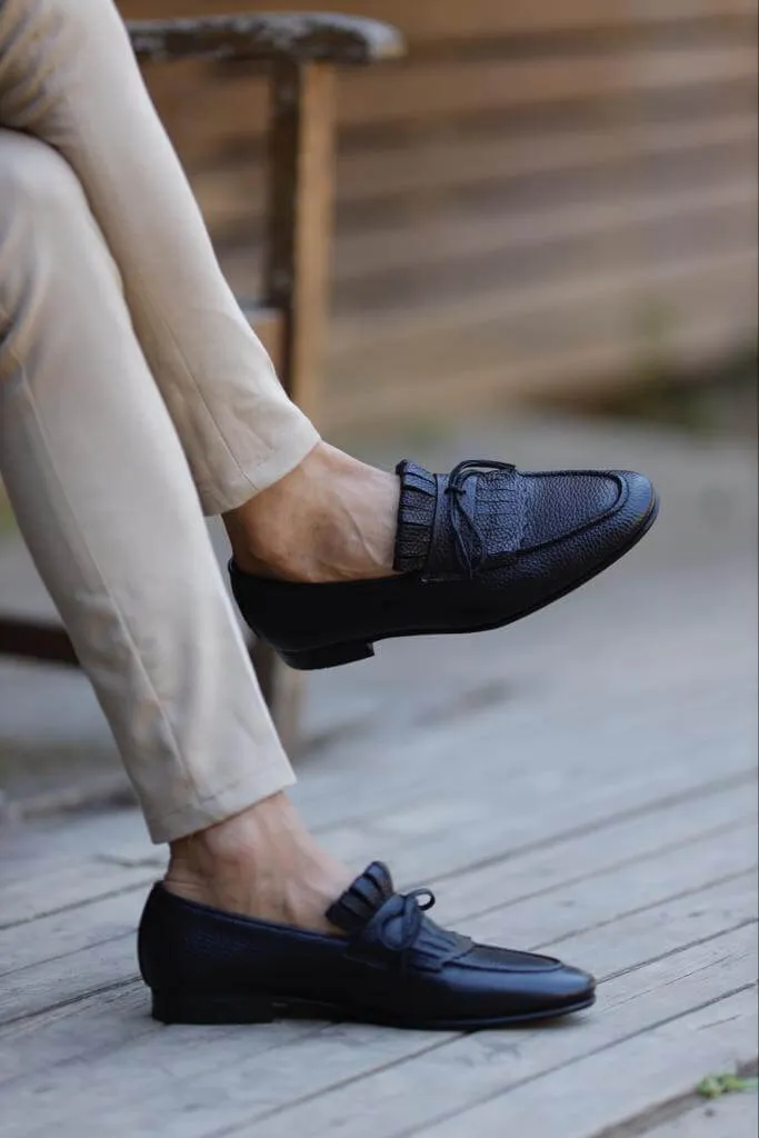 Black Detail Loafer