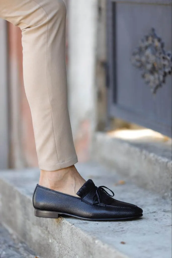 Black Detail Loafer