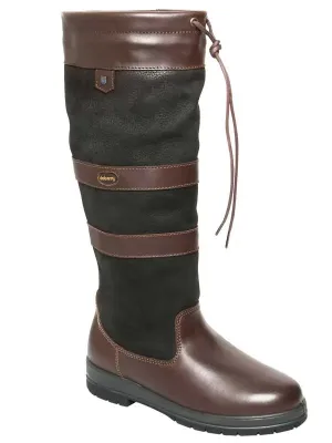 DUBARRY Galway Waterproof Leather Country Boots - Black & Brown