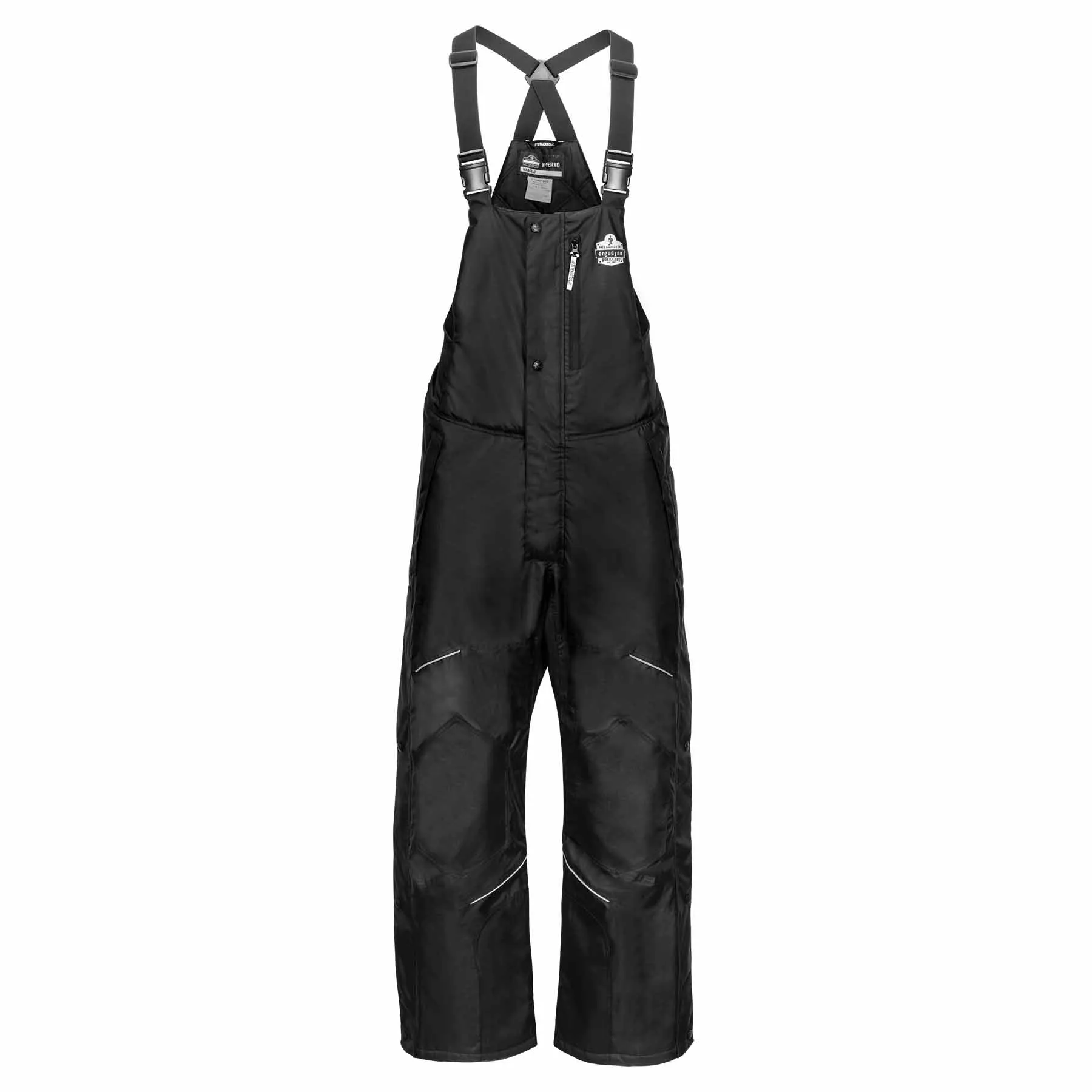 Ergodyne 41223 6472 M Black Thermal Bib - 300D Oxford Shell