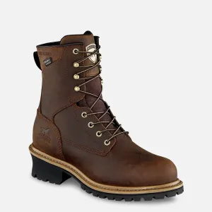 Irish Setter Boots by Red Wing Shoes 83844 Mesabi Men's 8" Waterproof Leather Safety Toe PR Logger Boot