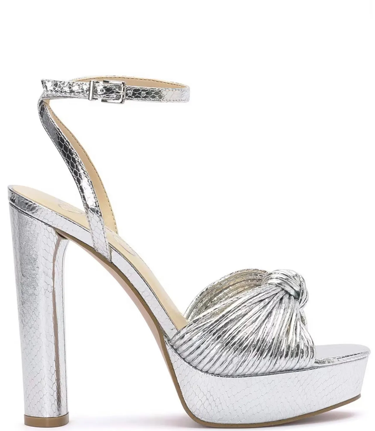 Jessica Simpson IM Metallic Heels