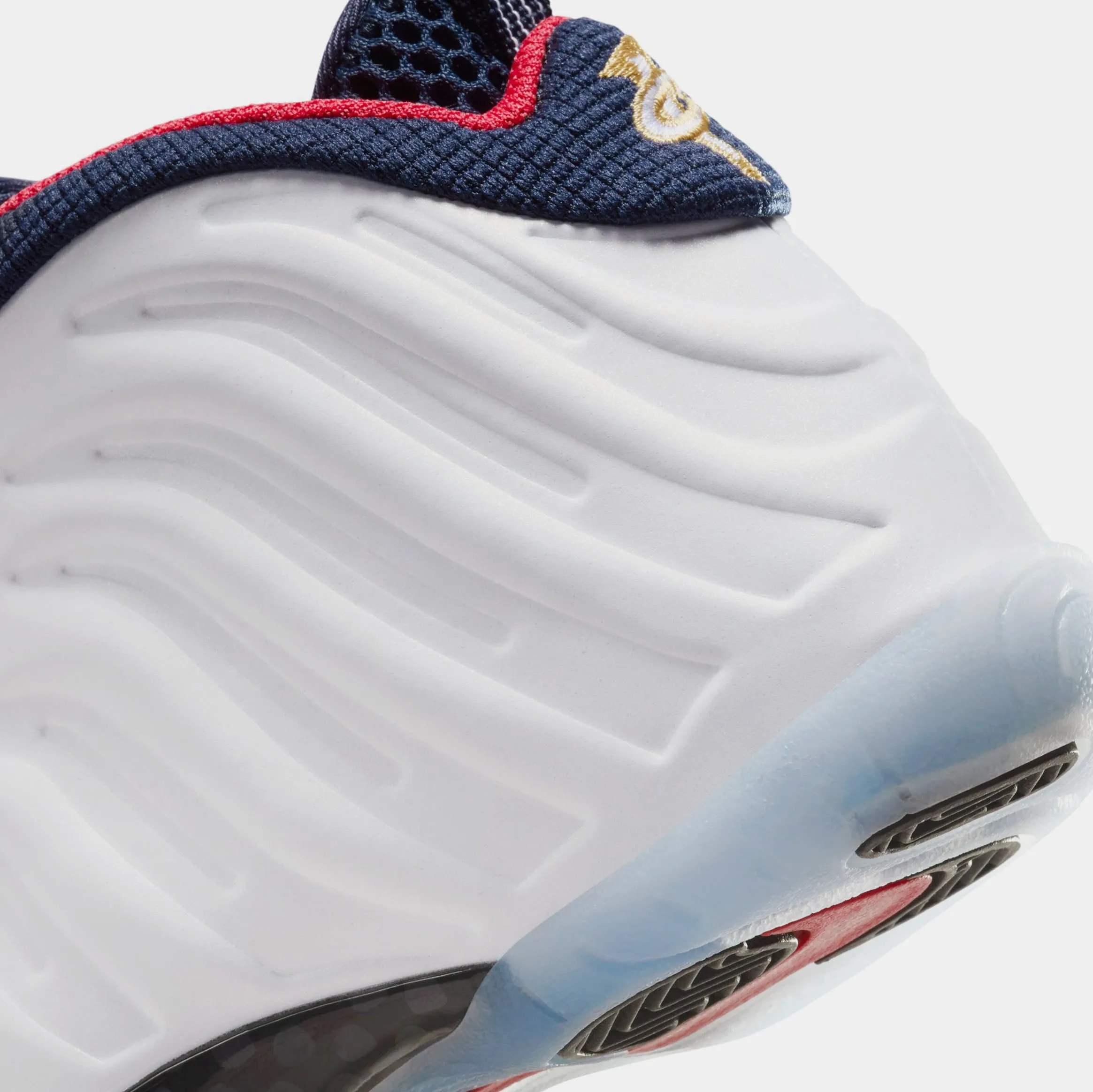 Little Posite One Obsidian Preschool Basketball Shoes (Obsidian/White/University Red)