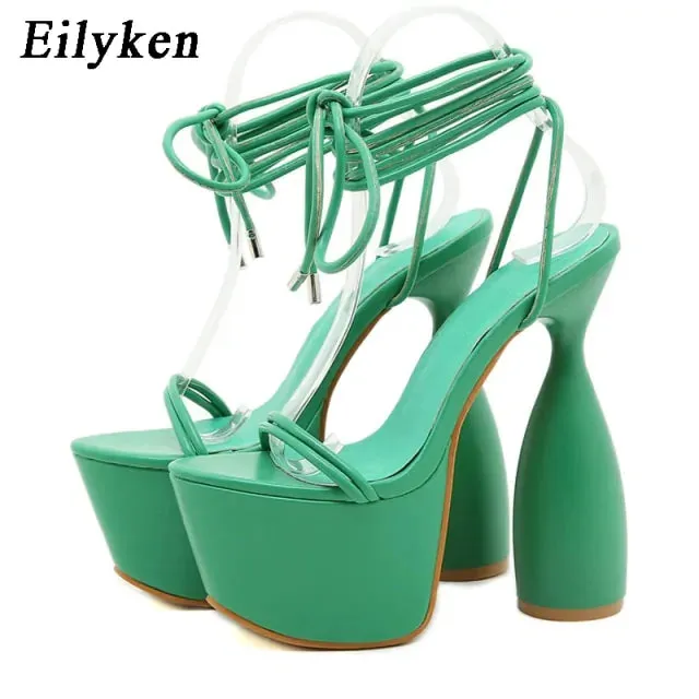 Meta Title: Ankle Strap Super High Heels