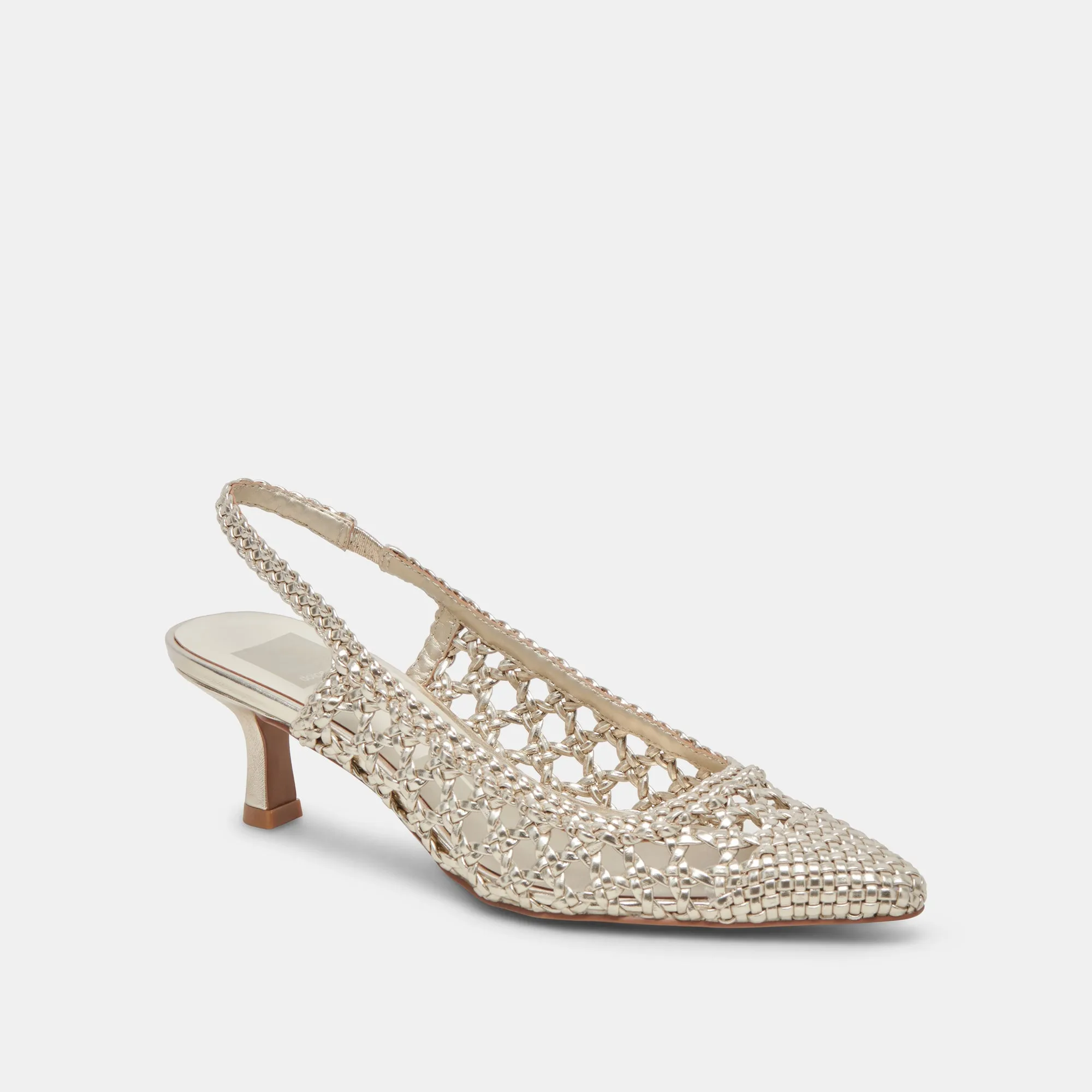 OLYMPA HEELS LIGHT GOLD METALLIC STELLA