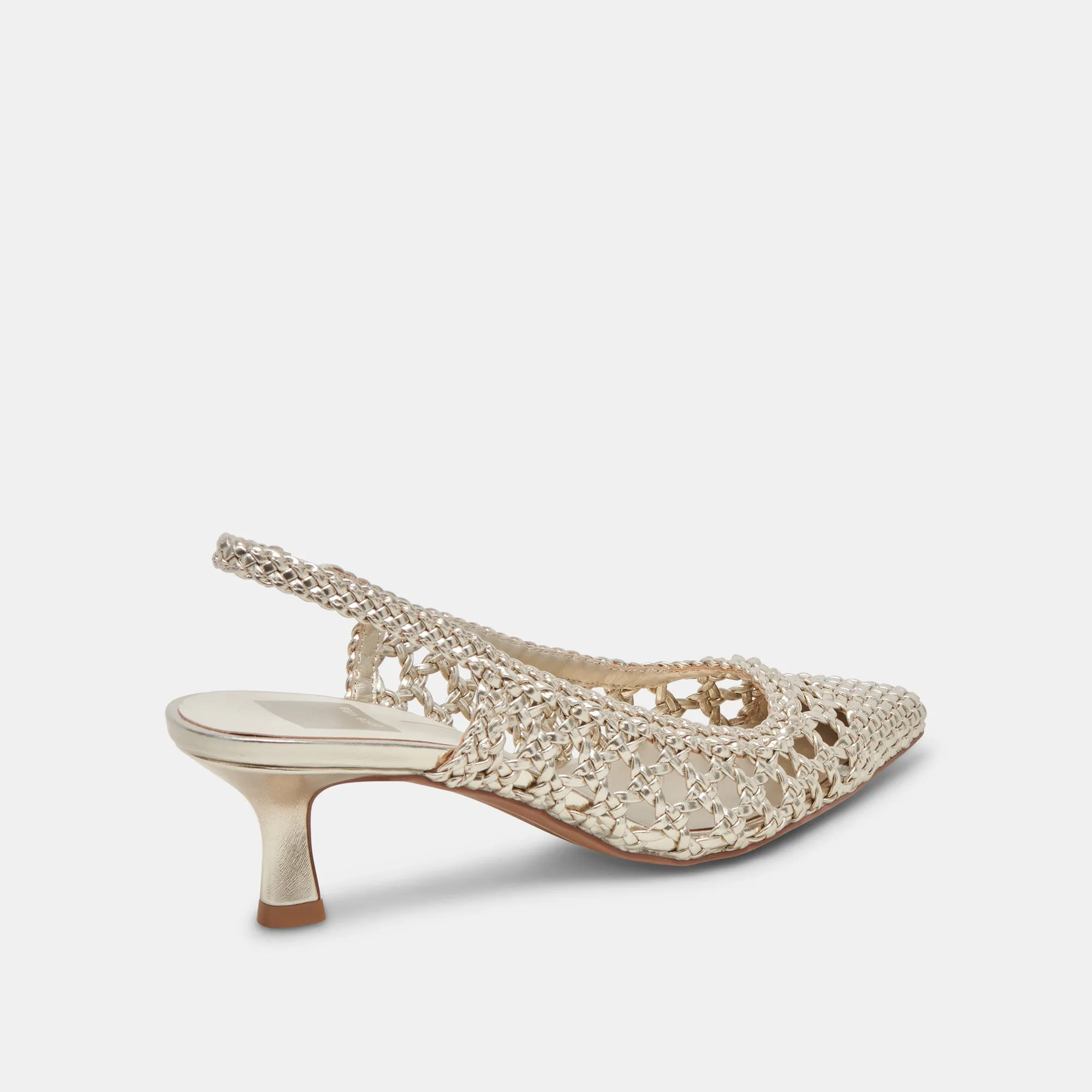 OLYMPA HEELS LIGHT GOLD METALLIC STELLA