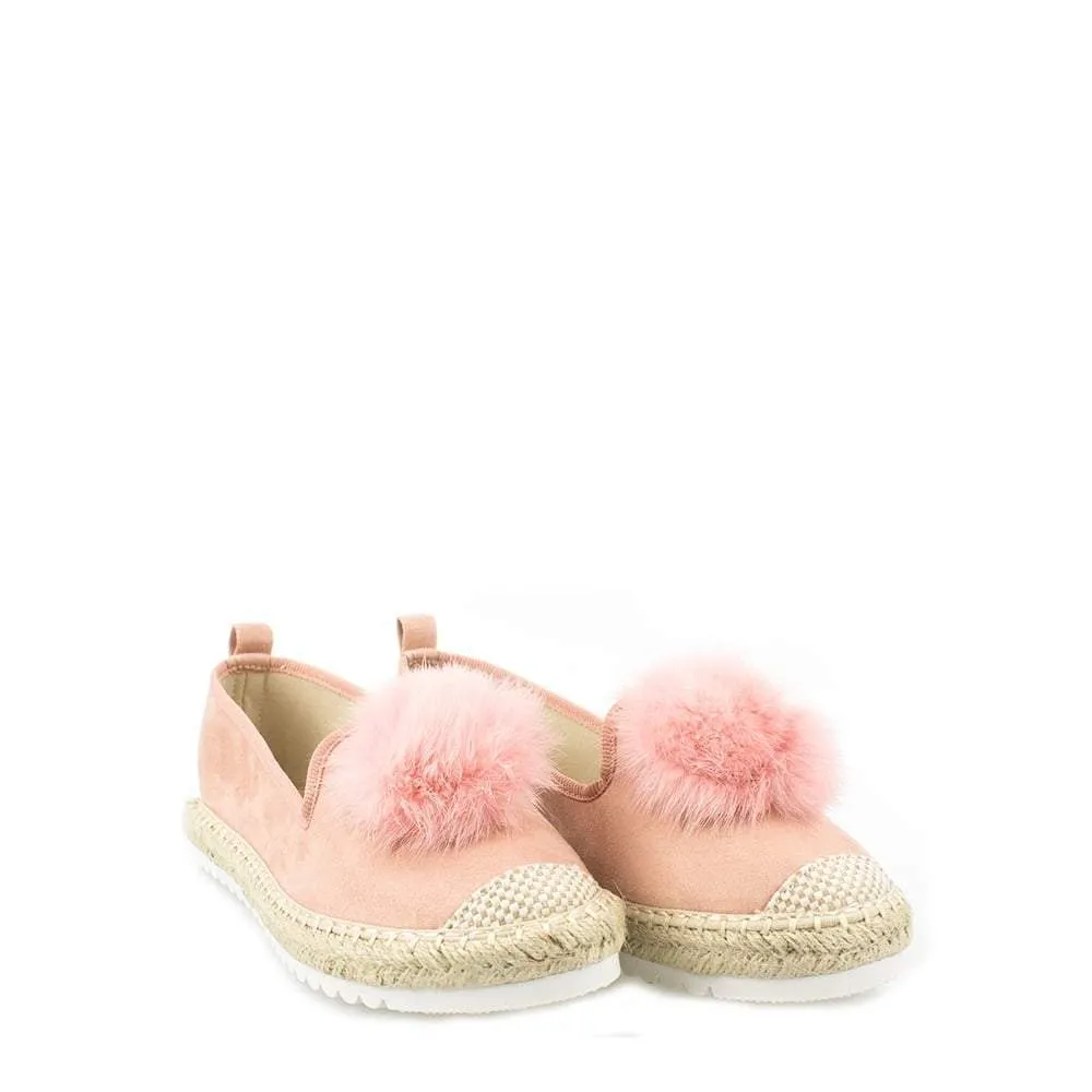 Sandi Slip On Pom Pom Espadrille Pump