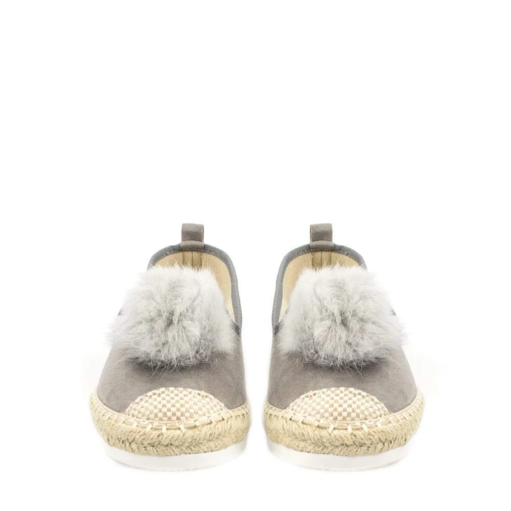 Sandi Slip On Pom Pom Espadrille Pump