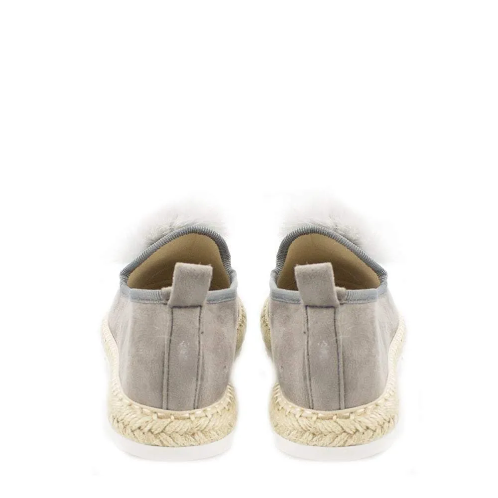 Sandi Slip On Pom Pom Espadrille Pump