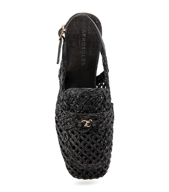 Santiago Raffia Black