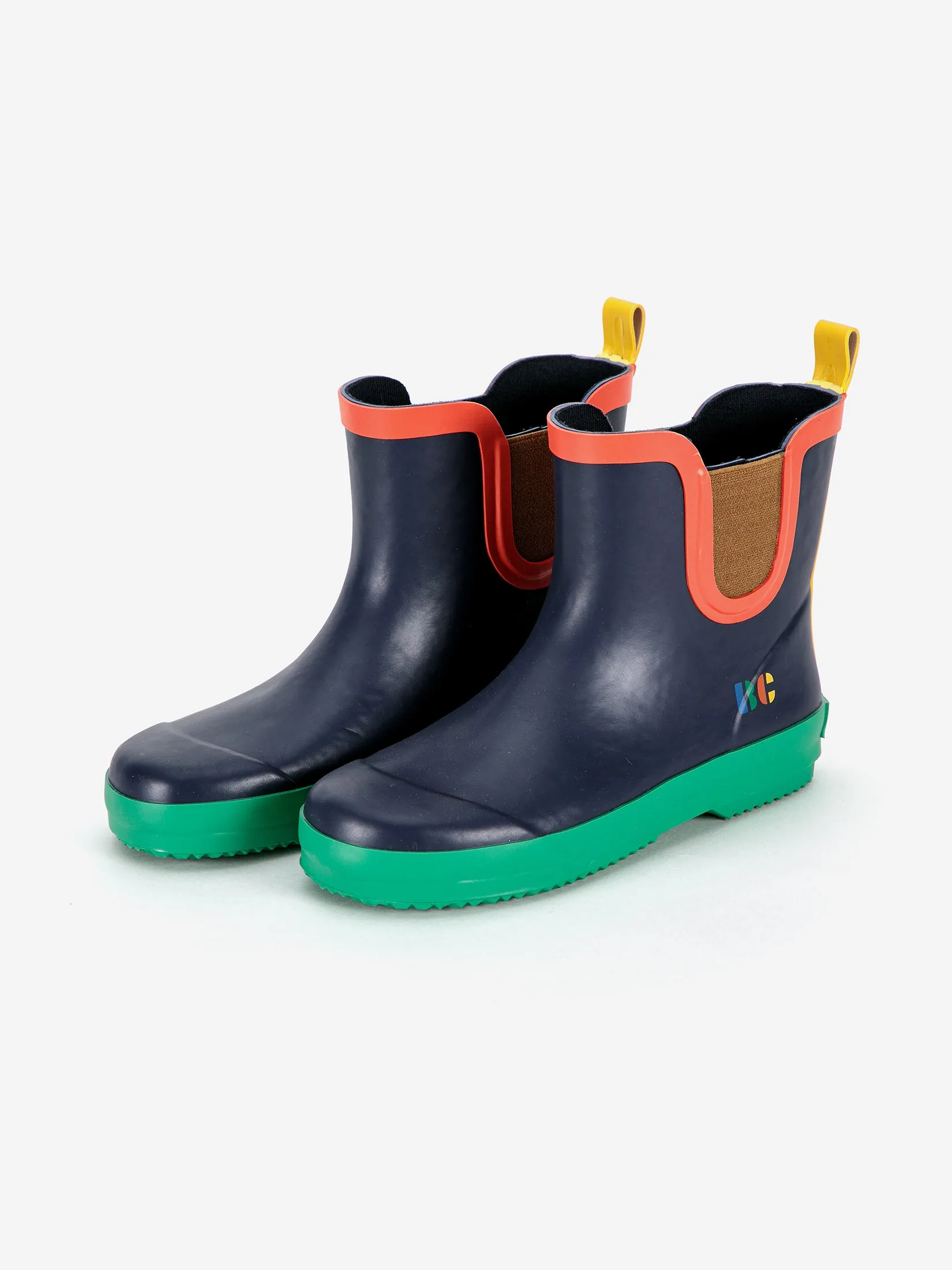 Striped Low Cut Rainboots