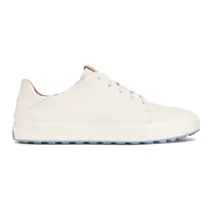 Women's Olukai Wailea Leather Golf Shoes Color: White